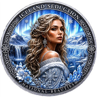 Letzte zum Sonderpreis ** 1 oz Kupferedition - Island - Nationale Schönheiten / National Beauties - Copper Color - VORVERKAUF PRESALE