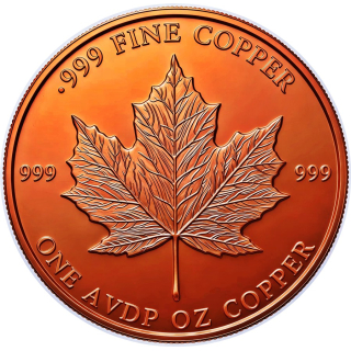 NEU** 1 oz ADVP Kupfer-Copper Edition - MAPLE LEAF Kanada