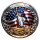 29 g Bimetall Color Proof - 250 Jahre Amerika / In God We Trust Home of the Brave - Tolle Bimetallprägung - Kurzfristiges TopAngebot