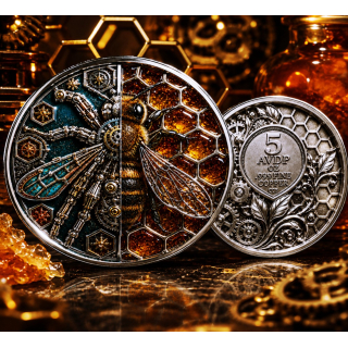 Neu* 5 oz ADVP Kupfer/Copper SHAPE Edition - Die BIENE des Alchemists - Kupferedition - Vorverkauf Presale