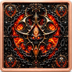 *Neu* 5 oz Kupfer-Copper Edition UV-Effekt - HELLFIRE SKULL - Serie Totenschädel aus der Unterwelt / Skulls of the Underworld - Kupfer Color High relief - Vorverkauf / Presale