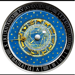 Neu** 1 oz Malta 5 Euro 2026  Proof - PADUA / Italien -  City Hall Stadtuhr City Clock - Silber color  - Top-Serie aus Malta