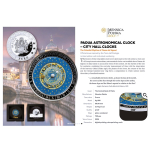 Neu** 1 oz Malta 5 Euro 2026  Proof - PADUA / Italien -  City Hall Stadtuhr City Clock - Silber color  - Top-Serie aus Malta
