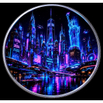 USA 0,50 $ * CYBER CITY / NEON FUTURE* - Die ZUKUNFT...