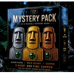 Neu* 3 oz ADVP Kupfer/Copper SHAPE Edition - MOAI - RELIKT / Statuen der Osterinseln - mit Kristall - Mystery Pack - Kupferedition - Vorverkauf Presale