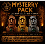 Neu* 3 oz ADVP Kupfer/Copper SHAPE Edition - MOAI - RELIKT / Statuen der Osterinseln - mit Kristall - Mystery Pack - Kupferedition - Vorverkauf Presale