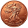 auf Lager 1 oz ADVP Kupfer-Copper Edition - American Eagle Liberty 2026 - Version2 - Kupfer-Nachprägung - Keine Währung