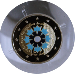 Frankreich 2 Euro 2018 Proof - Le Bleuet de France - Kornblume - Solidarität für die Veteranen des 1. Weltkriegs