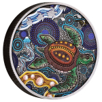 2 oz Australien 2026 Antik - TURTLE YAUNATI - Eine Reise...
