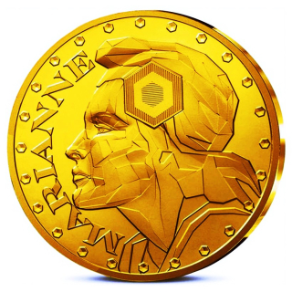 1 oz GOLD Frankreich 2026 BU - MARIANNE - 100 Euro - neue Gold-Anlagemünze der Monnaie de Paris