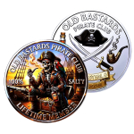 27 g Bimetall Color Proof - OLD BASTARDS - PIRAT - 100 % Salty RUM - 3. Ausgabe