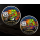 Neu** 27 g Bimetall Color Proof - 100 Jahre ROUTE 66 - Americas Mother Road - Lustiges Motiv 2 - Get Your Kicks On Route 66