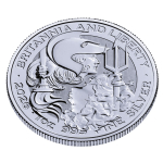 Neu* 1 oz BRITANNIA & LIBERTY 2026 BU - UK Großbritannien silber - Respekt & Harmonie der USA & United Kingdom - Bullionmünze der Royal Mint UK + US Mint