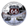 Neu** 27 g Bimetall Color Proof - Skull BIKER auf  der ROUTE 66 - 100 Jahre Americas Mother Road - Lustiges Motiv 3 - Get Your Kicks On Route 66