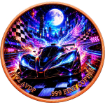 Neu ** 5 oz ADVP Kupfer-Copper Top-Edition - Cyber City NIGHT RACE (1)  - Futuristische Technik & Mythologie > Vorverkauf / Presale!