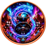 Neu ** 5 oz ADVP Kupfer-Copper Top-Edition - Cyber City NIGHT RACE (1)  - Futuristische Technik & Mythologie > Vorverkauf / Presale!