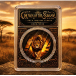 NEU* 1 oz Kupfer copper Edition - LÖWIN - KÖNIGIN der JAGD - Serie Wildes Afrika / African Wildlife (5) - Coin Card - Kupfer Color Doppelmotiv - VORVERKAUF Presale