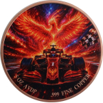 ab Lager** 5 oz ADVP Kupfer-Copper Top-Edition - Cyber City NIGHT RACE (2) - Futuristische Technik & Mythologie - Echtbilder Real Photos