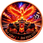 Neu ** 5 oz ADVP Kupfer-Copper Top-Edition - Cyber City NIGHT RACE (2) - Futuristische Technik & Mythologie- Vorverkauf / Presale!