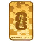 NEU* 5 g Goldbarren FIFA WORLD CUP 2026 USA Kanada Mexico - Pamp Suisse Blister / Coin Card