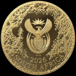 NEU* 1 oz Gold Südafrika 2026 Proof - KAMPFADLER /...