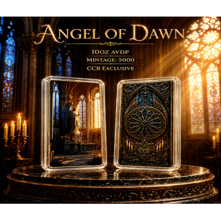 NEU** 10 oz USA Kupfer Edition - ANGEL of DAWN / Der ENGEL der MORGENDÄMMERUNG - Kathedrale von CANTERBURY - Heilige Reliquien / Sacred Relic - Startmotiv