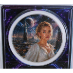 ab Lager Echtbilder* 1 oz American Eagle 2026 - Die KOSMISCHE FREIHEITSGÖTTIN / The Space Liberty - Wiedergeboren in der Kosmischen Zukunft - Cosmic Edition - Infinity Edition - silber Color Doppelmotiv
