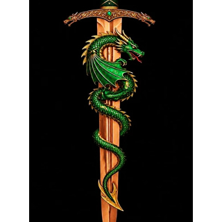 Neu** 2 oz Kupfer-Copper Edition - Das Drachenschwert  - Kupfer Color - High relief