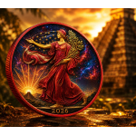 NEU** 1 oz American Liberty Eagle 2026 - Der Maya-TEMPEL...