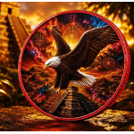 NEU** 1 oz American Liberty Eagle 2026 - Der Maya-TEMPEL der Freiheitsgöttin / Temple of Liberty - Infinity Edition - silber Color Doppelmotiv