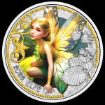 NEU* Österreich 3 Euro 2026 HGH - Die Elfe (3) - Fantastische Fabelwesen - GLOW-in-the-DARK - Nachtleuchtend - NeueSerie (3)