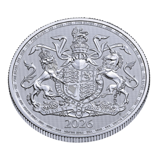 1 Unze Silber UK 2026 BU - The Royal Arms  Grossbritannien - 2 GBP