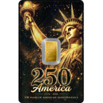 NEU** 1 g Goldbarren 2026 - 250 Jahre Amerika...