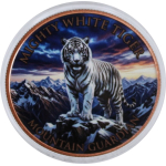 ab Lager - Echtbilder ** 1 oz Kupferedition - WEISSER TIGER & TIGERBABIES im Himalaya / White Tiger - Wächter des Himalayas - Tiermotive in der Natur (3) - DoppelFarbig Kupfer - nur bei Aurinum !
