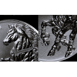 Neu** 2 x 1 oz Germania Beasts 2026 BU - SLEIPNIR ODINS Achtbeiniges Ross - Der Wanderer zwischen den Welten - Germania Beasts Topserie der Germania Mint