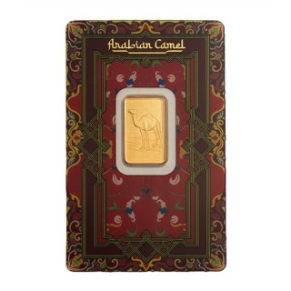 NEU* 5 g Goldbarren Pamp Suisse - ARABISCHES  KAMEL Arabian CAMEL - Blister / Coin Card