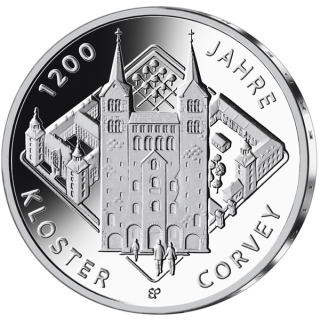 Deutschland 20 Euro 2022 Proof - 1200 Jahre Kloster Corvey