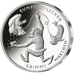 Deutschland 20 Euro 2022 Proof - Rumpelstilzchen - Grimms Märchen