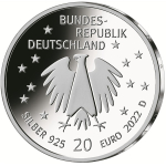 Deutschland 20 Euro 2022 Proof - 50 Jahre Deutsches Kinderhilfswerk