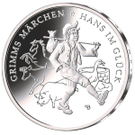Deutschland 20 Euro 2023 Proof - Hans im Glück - Grimms Märchen