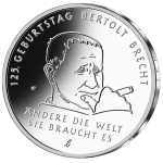 Deutschland 20 Euro 2023 Proof - 125. Geburtstag Bertolt Brecht