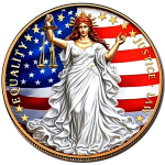Neu ** 5 oz ADVP Kupfer-Copper Proof Edition - WAAGE der...
