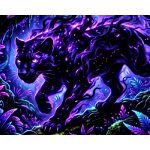 Neu ** 5 oz ADVP Kupfer-Copper Proof Edition -  SCHWARZER PANTHER / Der Lautlose Jäger der Nacht - Color High relief - Vorverkauf / Presale!