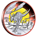 5 oz Australien 2026 Proof - KÄNGURUS im OUTBACK /...