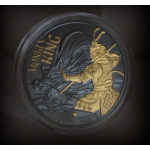 auf Lager*Echtbilder* 1 oz Niue 2026 Black Proof - MONKEY KING / Der AFFENKÖNIG & Der Drache - Die Legende des Sun Wukong - Silber Gilded 1 $