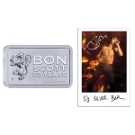 10 g Silberbarren BON SCOTT - Rocklegende - Coin Card  Silber