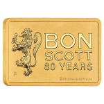 1 g Goldbarren BON SCOTT - Rocklegende - Coin Card  Gold - Perth Mint