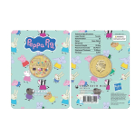 3 x13,5 g Bimetall Tuvalu 2026 Color Gilded Proof - Peppa Pig Friends  - 3 x1 $