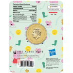 13,5 g Bimetall Tuvalu 2026 Color Gilded Proof - Peppa Pig Together Forether in Coincard 1 $