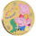 13,5 g Bimetall Tuvalu 2026 Color Gilded Proof - Peppa Pig Together Forether in Coincard 1 $